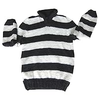 Boy Turtleneck Sweater Alpaca Wool 2-4 Years Stripes