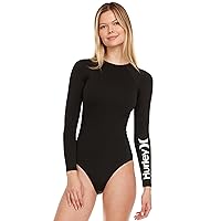 Hurley Long Sleeve Womens One Piece Swimsuits, Swimsuit for Women, Bathing Suit for Women, Swim Suit UPF 50+ SPF UV Protected