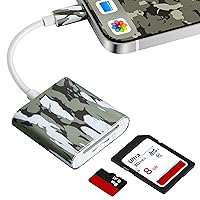 Trail Camera Viewer, Deer Hunting Accessories, Plug & Play SD Card Viewer for Hunters to View Images and Videos from Game Camera for iPhone
