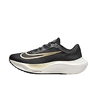 Nike Zoom Fly 5 Men's Road Running Shoes (DM8968-002, Black/Sail/Metallic Gold Grain) Size 15