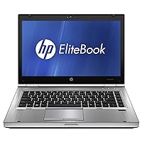 HP Elitebook 8470p 3rd Gen Intel Core i5 3320 2.6GHz 8GB 320GB HD DVD 14- Windows 10 Pro 64 , Grey, 14-14.99-inches (Renewed)