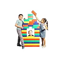 Kids Adventure Jumbo Blocks - (88) Piece Big Blocks - 8