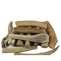Grade B Deer and Elk Antler Pieces - Dog Chews - Antlers by The Pound, One Pound - Six Inches or Longer - Natural Healthy Long-Lasting Treat