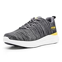 FitVille Men's Extra Wide Walking Shoes Comfortable Sneakers with Arch Support for Plantar Fasciitis - ArchPower FlyWave