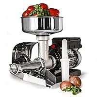 Electric Tomato Strainer Machine - Made in Italy - Perfect for Canning Tomato Purees, Sauces and More! (No. 3)