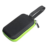 New for Game&Watch GW Hard Storage Bag Carrying Case Black & Green, for Game Watch The Legend of ZLD Handheld Console, Portable Anti-Impact Protective Travel Carry Pocket with Hand Strap