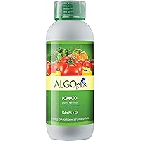 AlgoPlus for Tomato Plants - Perfectly Balanced Liquid Fertilizer for Stronger, Healthier, and Tastier Tomatoes - 1L Bottle