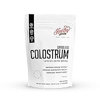 Pure Bovine Colostrum Powder 4oz 113g - Upto 30% IGG, 22 Servings (5g per seving), Leaky Gut Repair Supplements, Gut Health and Immune Support | Grass-Fed Halal Non GMO, Gluten Free