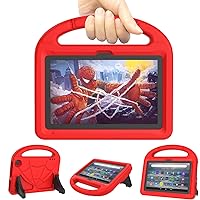 All-New 7inch Tablet Case for Kids(12th Generation, 202 Release) - DICEKOO Lightweight Shockproof Case with Stand Handle,Incompatible with iPad Samsung Tablet - Red