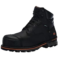Timberland PRO Men's Boondock 6 Inch Composite Safety Toe Waterproof Industrial Work Boot, Black-2024 New, 11.5 Wide