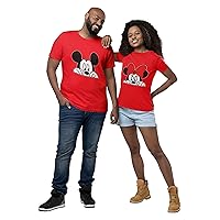 Matching Mickey and Minnie Shirts | Matching Family Shirts | Romantic Mickey and Minnie Shirts Multi