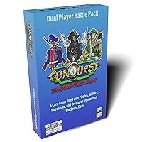 Conquest Dual Player Battle Pack - First Edition, Become a Pirate Military or Merchant, Suitable for Adults Teens & Kids, 15 Min, Ages 7+, 2 Players