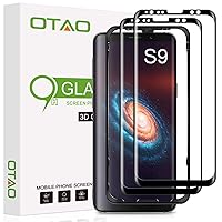 (2 Pack) Galaxy S9 Screen Protector Tempered Glass, 3D Curved Dot Matrix [Full Screen Coverage] Glass Screen Protector for Samsung Galaxy S 9 with Installation Tray [Case Friendly]
