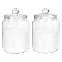 Laundry Detergent Dispenser, Derergent Pods Container for Laundry Room Organization, Glass Jars for Laundry Storage