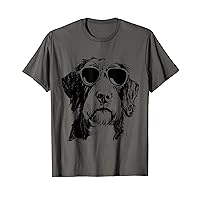 German Wirehaired Pointer Sketch Drawing Art Dog Lover Mom D T-Shirt