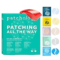 Patchology Under Eye Patches Gift Set - Eye Gel Patches with Collagen, Retinol, Hyaluronic Acid and Vitamin C, Collagen Under Eye Patches, Gel Eye Pads - 5 Pairs Unique Under-Eye Masks