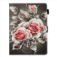 Flip Case for Huawei MediaPad M5 8.4 inch,Cat Tiger Butterfly Animals Floral Pattern Pu Leather Case Auto Sleep/Wake Cover Magnetic Clasp