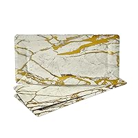 Elegant Marble Serving Trays (3 PC), Disposable Platters for Party - 16