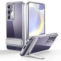 ESR for Samsung Galaxy S24 Case, Kickstand S24 Cover with 3 Stand Modes, Military-Grade Drop Protection, Shockproof Slim Phone Case with Patented Kickstand, S24 Cover with Stand, Boost Series, Clear