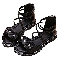 Boys Girls Unisex Childrens Comfy Hiking Sport Sandals Baby Anti-Slip Open Toe Adjustable Walking Shoes for Boys Girls