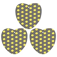Funny Yellow Rubber Duck Butt Funny Car Air Freshener 3Pcs Hanging Aromatherapy Tablets Fragrance Decor for Home Office