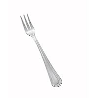 Winco 12-Piece Dots Oyster Fork Set, 18-0 Stainless Steel, Silver