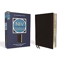 NIV Study Bible, Fully Revised Edition (Study Deeply. Believe Wholeheartedly.), Bonded Leather, Black, Red Letter, Comfort Print NIV Study Bible, Fully Revised Edition (Study Deeply. Believe Wholeheartedly.), Bonded Leather, Black, Red Letter, Comfort Print Bonded Leather