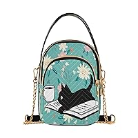Small Crossbody Bag for Women with Compartments,Long Strap Crossbody Purse Polyester Phone Purse Wallet
