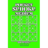 Pocket Sudoku Medium Level: A compact puzzle Book for travel friendly. Only 4 x 6 inches in size. 200 Sudoku (Pocket Size Activities)