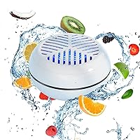 Fruit and Vegetable Washing Machine Fruit Cleaner Device in Water IPX7 Produce Purifier with -Reusable Device，Purifier with Wireless Charging & OH-ion Purification Technology for Fruits