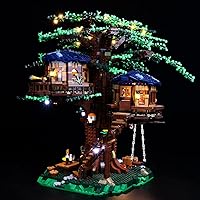 LED Light kit for Tree House - ONLY Light Kit Included, Lighting for Lego 21318 Building Blocks Model