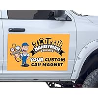 My Happy Customized Gifts ║ Custom Car Magnet Sign ║ Personalized Logo for Your Car Van Truck ║ Advertise Your Business ║ Magnetic Car Signs ║Professionally Printed