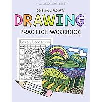 Drawing Practice Workbook with Drawing Prompts: Drawing Practice for Kids (Drawing Activity, Drawing Workbook Kids, Drawing Books Easy)