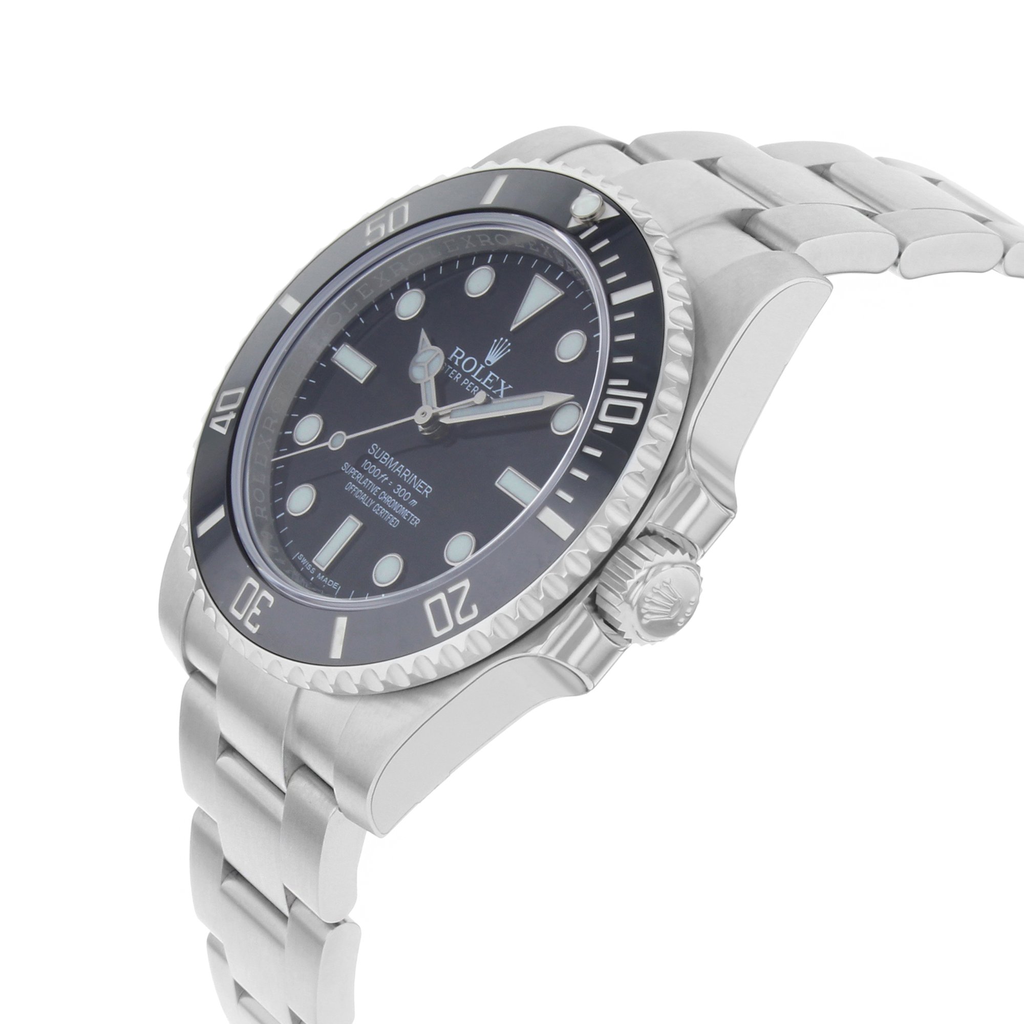 Rolex Submariner Black Dial Oystersteel 40mm Men's Watch 114060