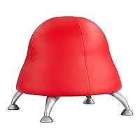 Safco Runtz Ball Chair for Kids, Anti-Burst, Exercise Ball Chair, Promotes Movement, Better Posture and Balance, Red