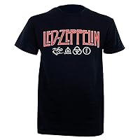 Led Zeppelin Men's Zoso Logo T-Shirt Black