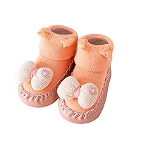 Girls Shoes Size 24 Autumn and Winter Comfortable Baby Toddler Shoes Cute Cartoon Pattern Shoes for 1 Year Old Girl