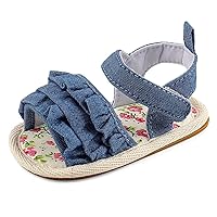 ESTAMICO Baby Girls Summer Shoes Infant Sandals Soft Sole Anti-Slip First Walkers Beach Sandals