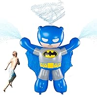 BigMouth Inc. DC Comics Giant Batman Backyard Water Sprinkler, Inflatable Play Sprinkler 5ft Tall
