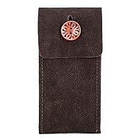 Chic Luxury Suede Leather Single Watch Pouch，Premium Scratch-Resistant & Breathable Protection - Perfect Fusion of Style & Functionality for Your Timepiece