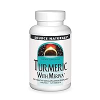 Source Naturals Turmeric with Meriva 500mg for Healthy Inflammatory Response - 120 Tablets