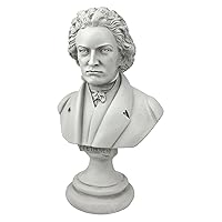 Design Toscano Composer Collection: Beethoven Sculpture, Antique Stone