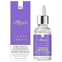 Skin Chemists Sensitive Skin - Dragon's Blood 5%, Centella Asistica 3%, Evening Primrose Oil 1%, Purple