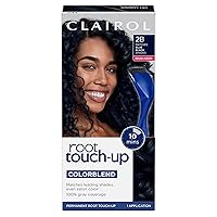 Root Touch-Up by Nice'n Easy Permanent Hair Dye, 2B Blue Black Hair Color, Pack of 1