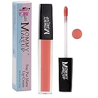 Stay Put Matte Lip Cream | Kiss Proof Lipstick in Mary Ann (A Pinky Peach) Transfer Proof, Smudge Proof, Waterproof, Non Drying, Long Wear Lipstick