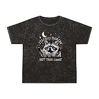 Unisex Mineral Wash T-Shirt Raccoon It's Called Trash Can Not Trash Cannot