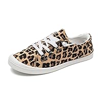 FUNKYMONKEY Shoes for Women, Comfort Low Top Canvas Slip On Sneakers Classic Casual Walking Shoes