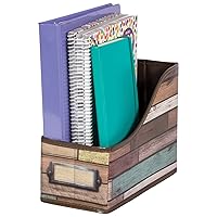 Reclaimed Wood Book Bin