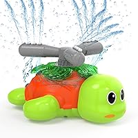 Water Sprinklers for Kids and Toddler Outdoor Play,Outdoor Toys Turtle Sprinkler of Yard, Outside Toys for Boys and Girls, Outdoor Lawn Sprinkler Toy, Splashing Fun for Summer Days