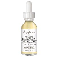 Overnight Face Oil for All Skin Types 100% Virgin Coconut Oil for Daily Hydration 1 oz